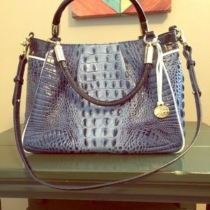 Blue Brahmin large purse